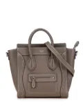Celine Pre-Owned 2019 Nano Leather Luggage Tote satchel - Brown