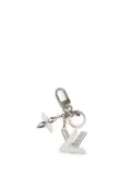 Louis Vuitton Pre-Owned 2015 Silver Resin LV Twist Ring key chain
