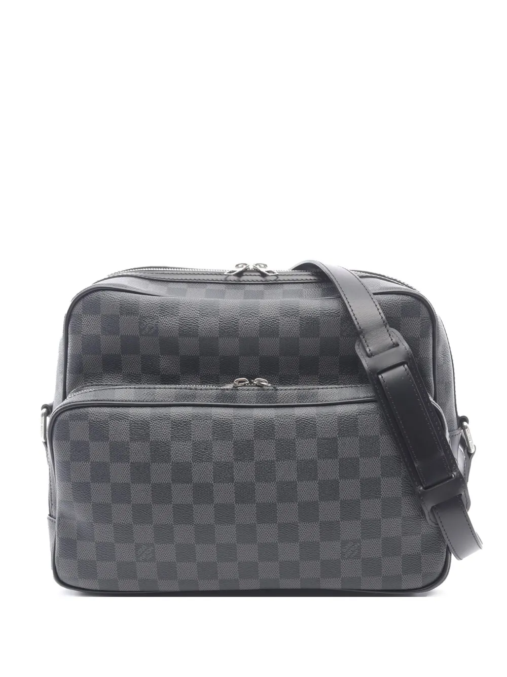 Louis Vuitton Pre-Owned 2008 ダミエ グラフィット サック レオ ショルダーバッグ - ブラック Louis Vuitton Pre-Owned 2008 ダミエ グラフィット サック レオ ショルダーバッグ - ブラック