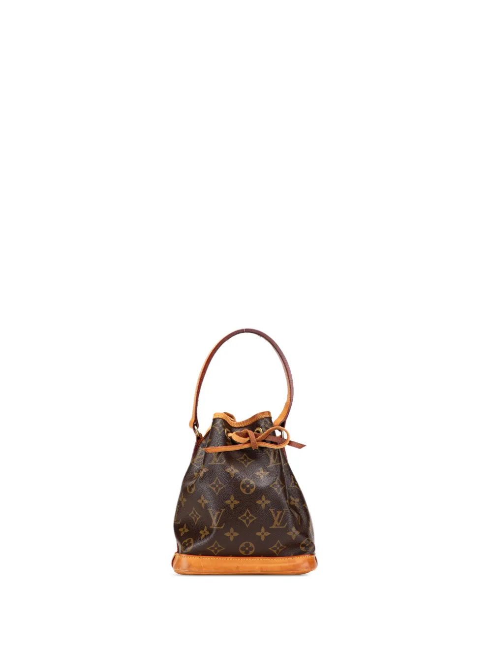 Louis Vuitton Pre-Owned 2004 モノグラム ミニ ノエ バケットバッグ - ブラウン Louis Vuitton Pre-Owned 2004 モノグラム ミニ ノエ バケットバッグ - ブラウン