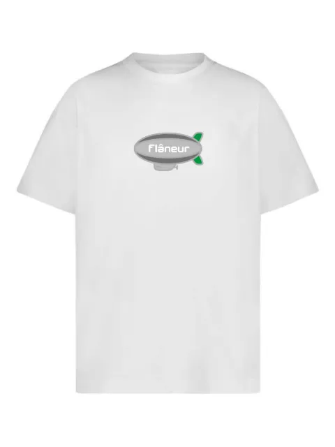 FLÂNEUR Zeppelin-logo T-shirt