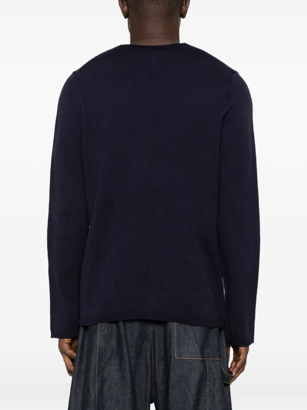 Comme Des Garçons Shirt Multicolour-block Sweater In Black
