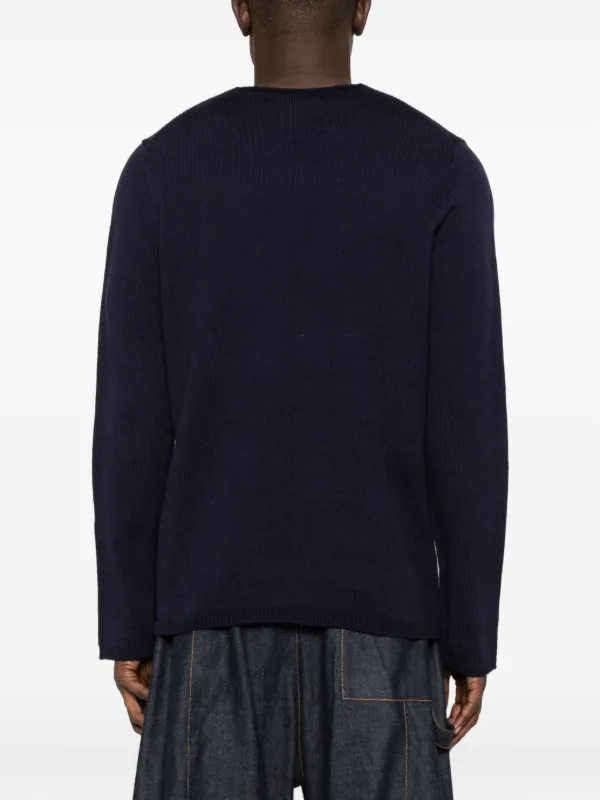 Comme Des Garçons Shirt インターシャニット セーター | ブルー
