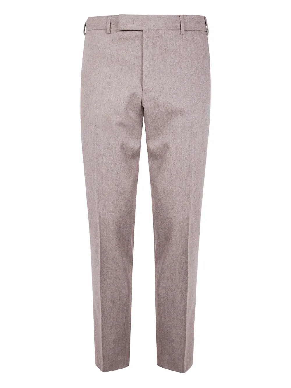 Pt Torino Pressed-crease Trousers In Neutral
