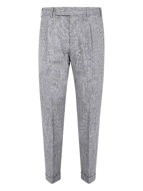 PT Torino pleated cuffed trousers