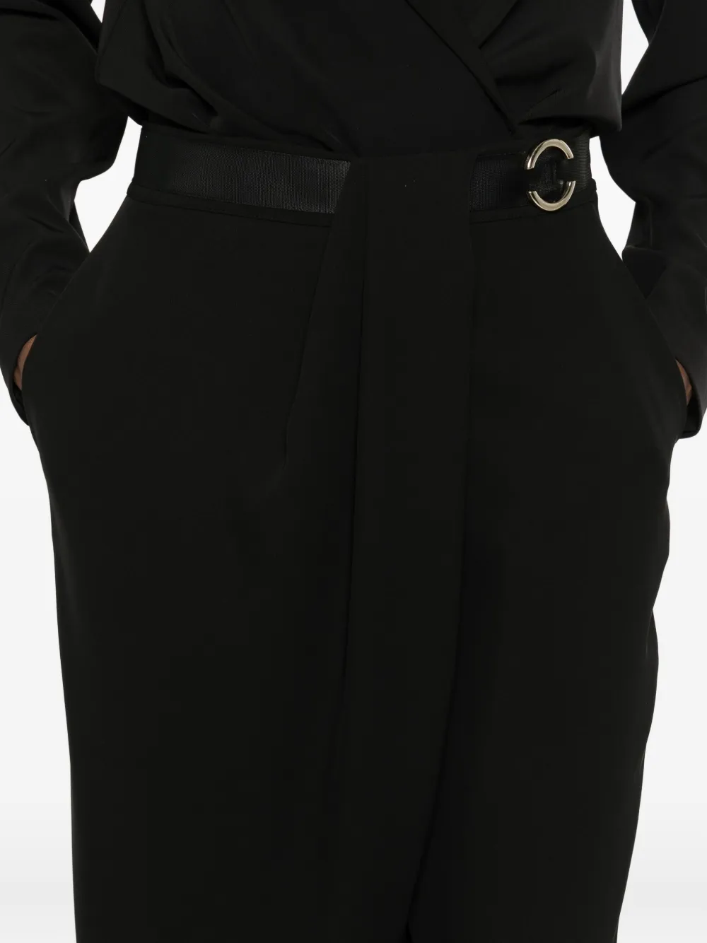 Babylone Paris Eureka broek met ringdetail Zwart