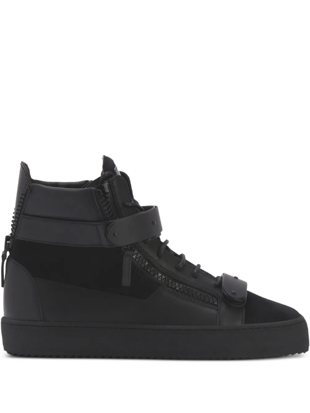 Giuseppe Zanotti COBY MATT Sneakers mit Schnürung | Schwarz | Image 1