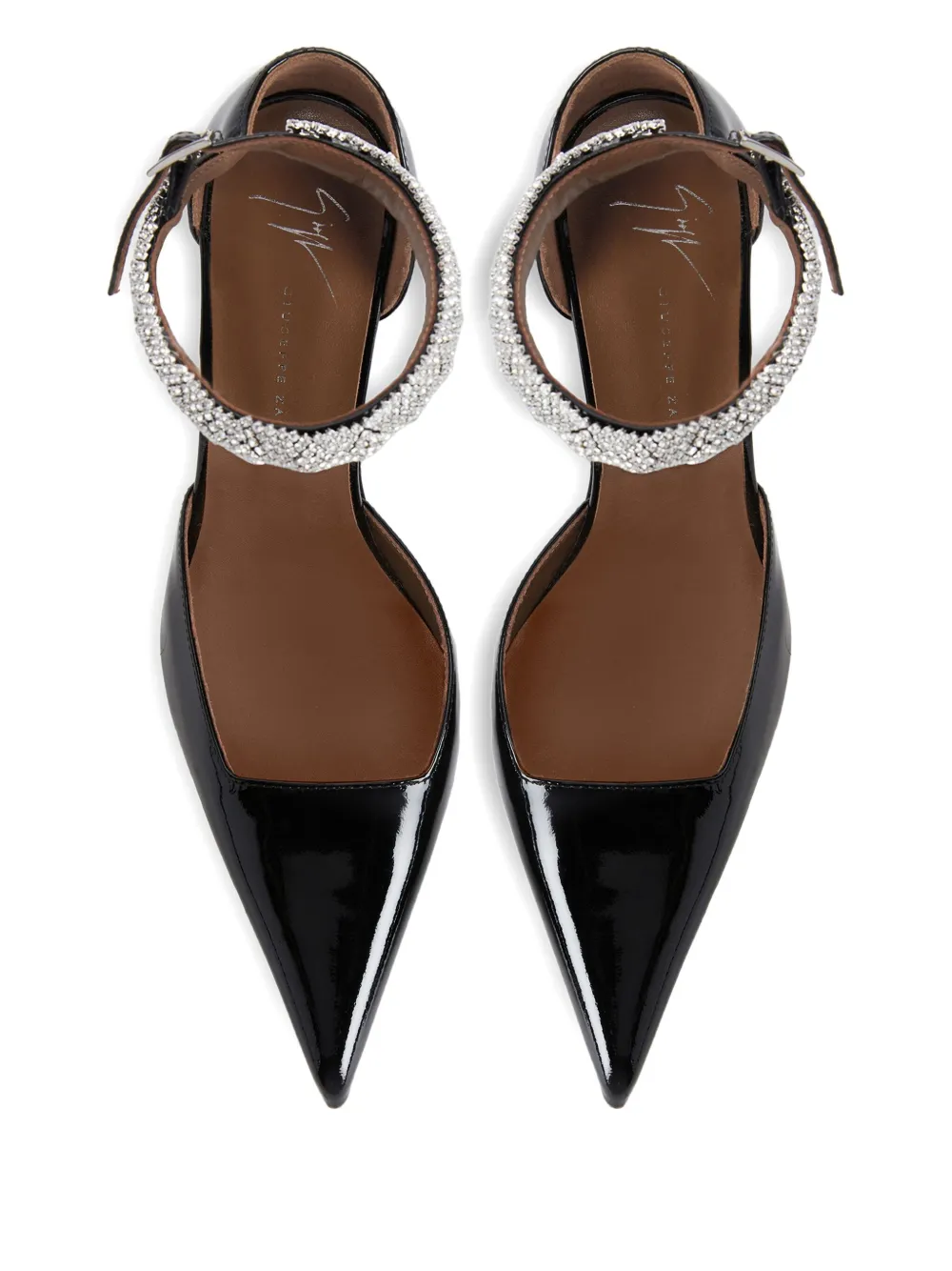 Giuseppe Zanotti 105mm Elenie Crystal-embellishment Pumps In Black