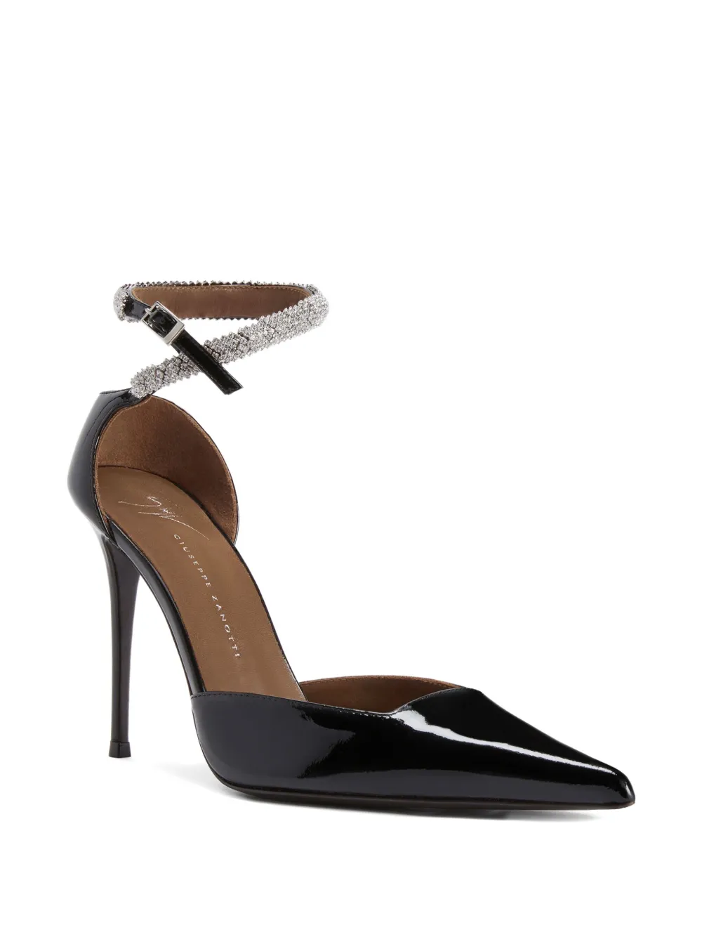 Giuseppe Zanotti 105mm Elenie Crystal-embellishment Pumps In Black