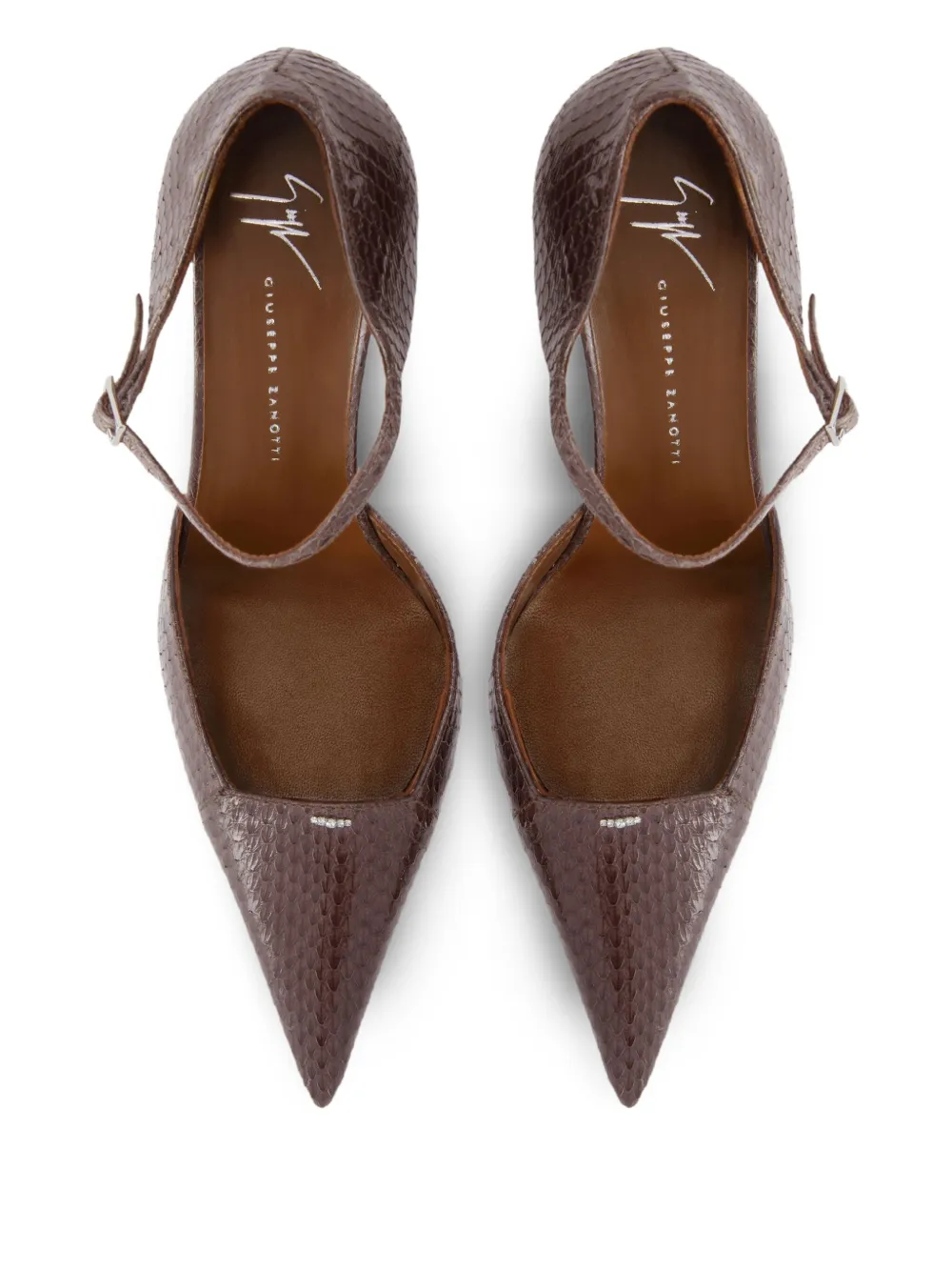 Giuseppe Zanotti 85 mm Raquel D'Orsay pumps Bruin