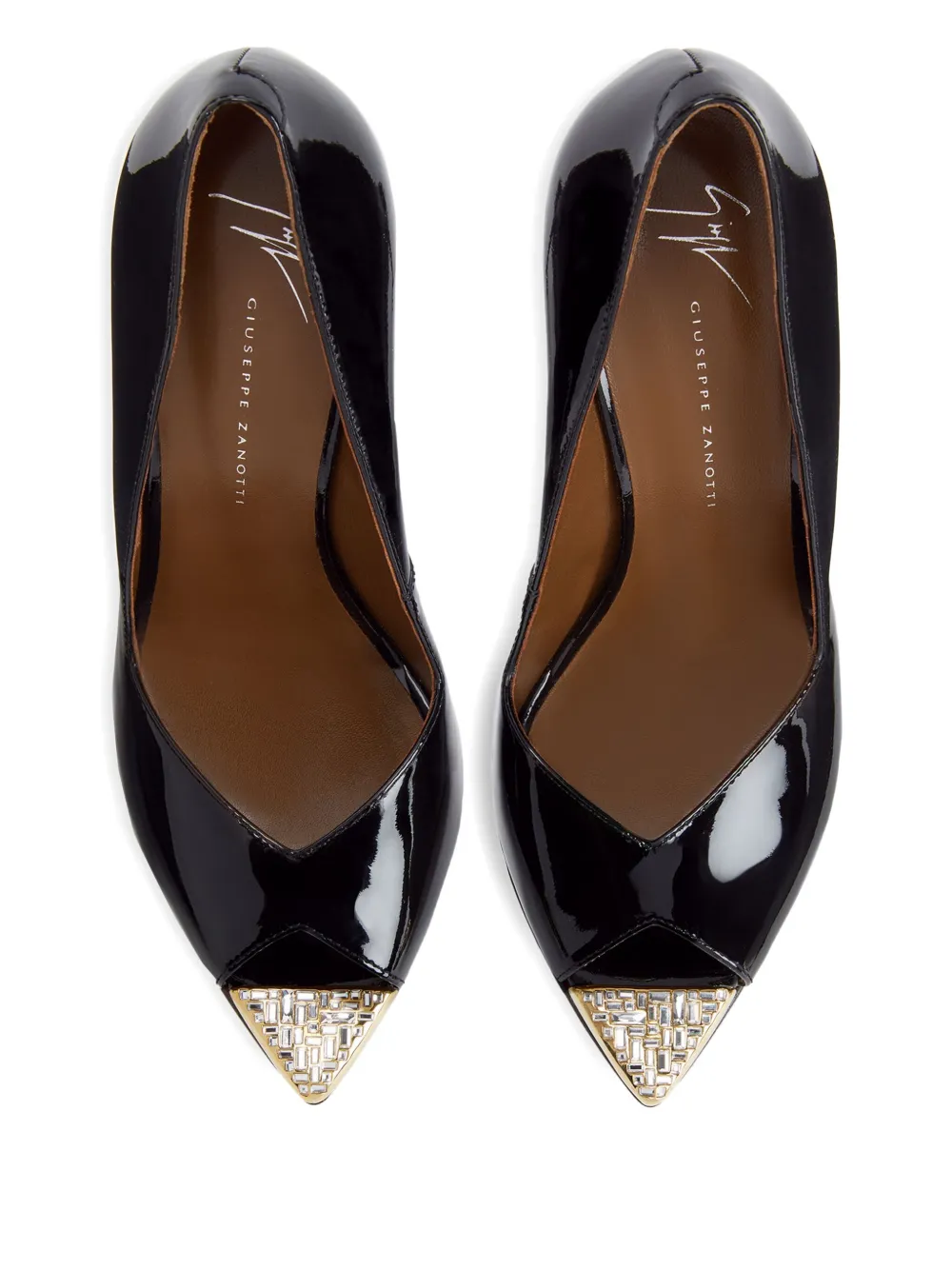 Giuseppe Zanotti 105mm Intriigo Rhinestone Sandals In Black