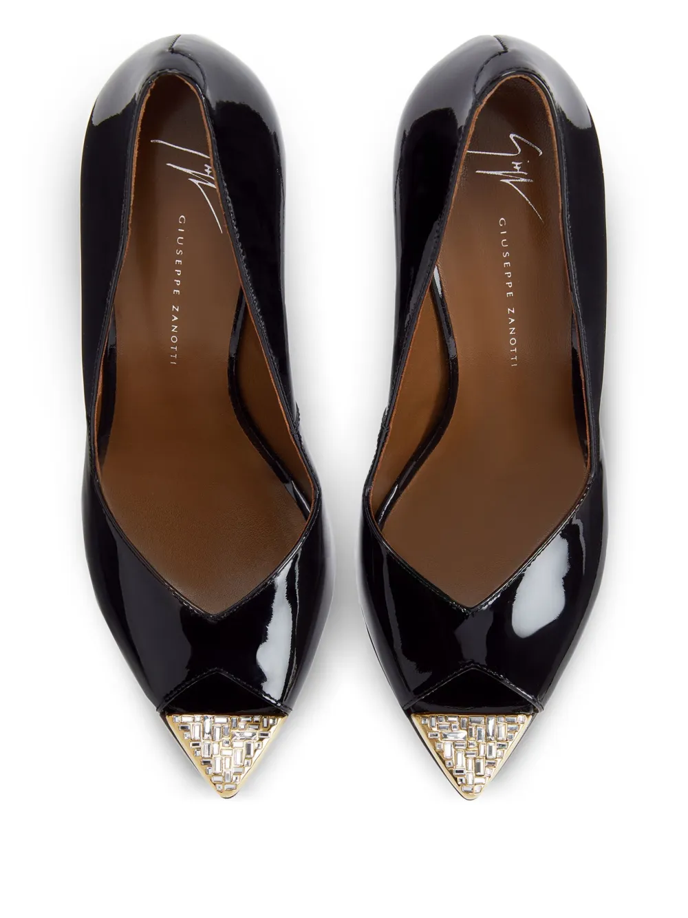 Giuseppe Zanotti 105 mm Intriigo sandalen met stras Zwart