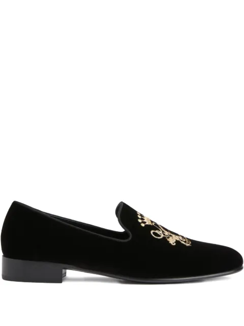 Giuseppe Zanotti Terence embroidered loafers