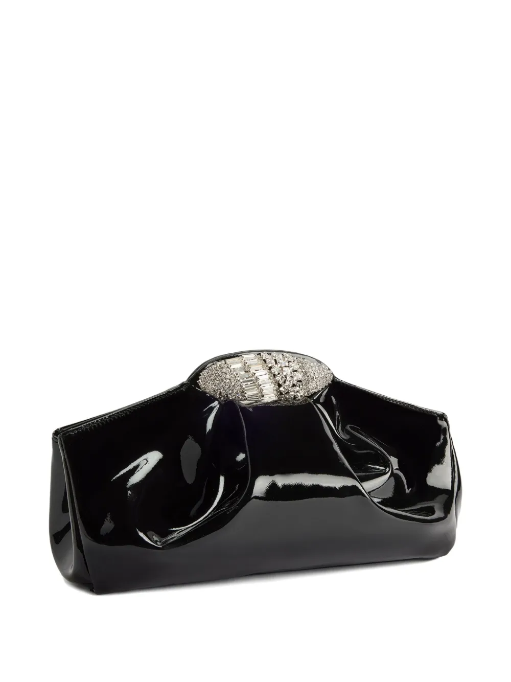 Giuseppe Zanotti Gz Dumpling Goatskin Clutch Bag In Brown