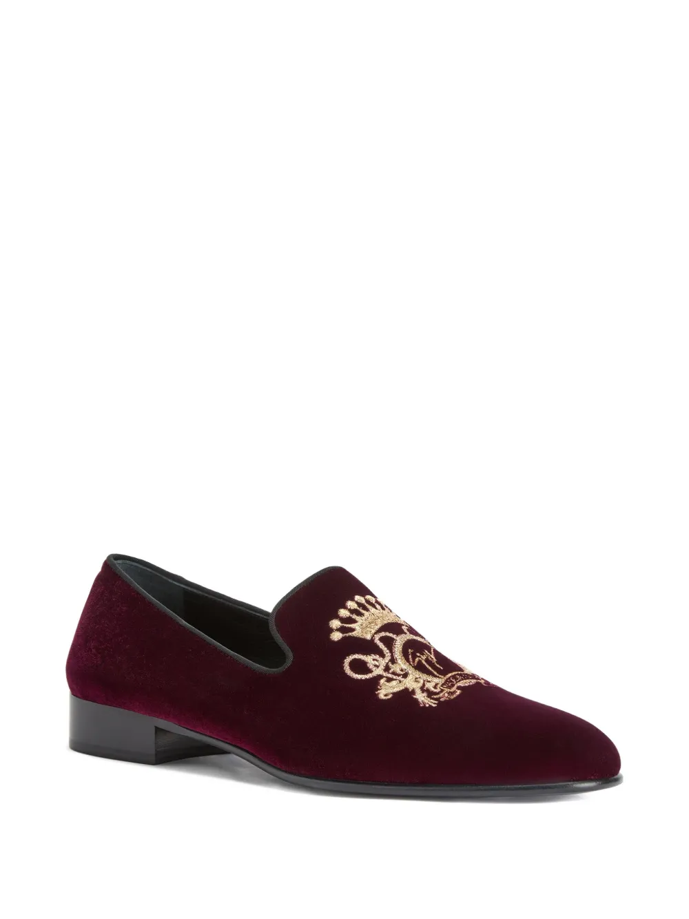 Giuseppe Zanotti TERENCE embroidered-detail loafers - Rood