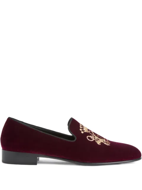 Giuseppe Zanotti TERENCE embroidered-detail loafers
