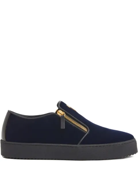 Giuseppe Zanotti Gz-kobe signature-detail zipped slip-ons