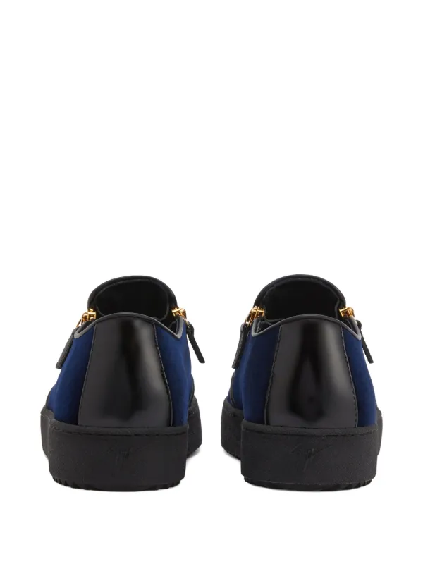 Giuseppe Zanotti Gz-kobe ジップ スリッポン | ブルー | FARFETCH JP