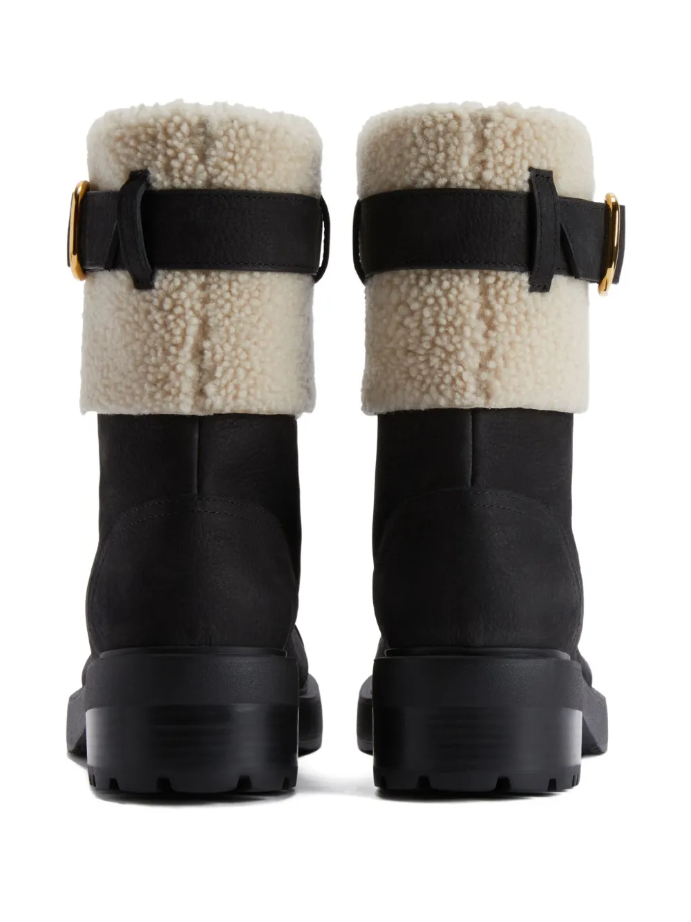 Giuseppe Zanotti Courmayeur Buckle-detail Boot In Black
