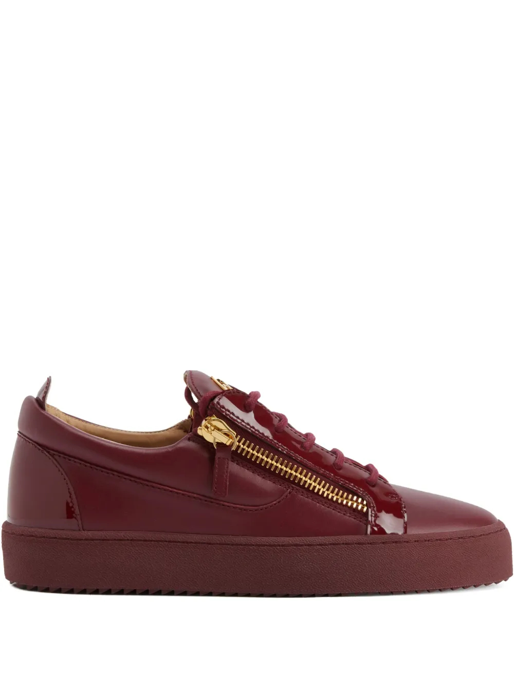 Giuseppe Zanotti FRANKIE sneakers i glansigt läder | röd | Image 1