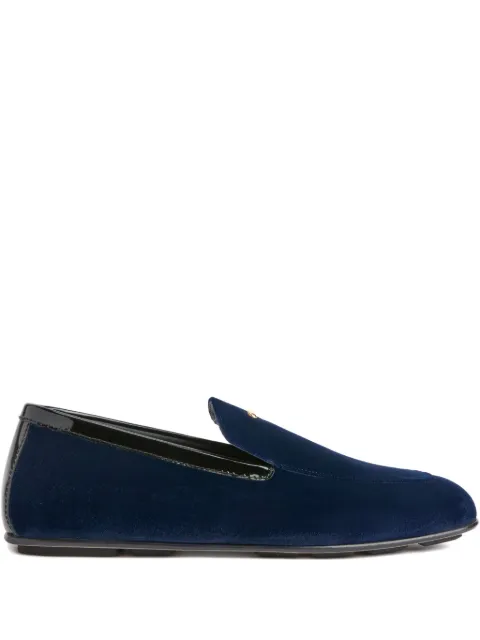 Giuseppe Zanotti GZ DRIVER velvet loafers