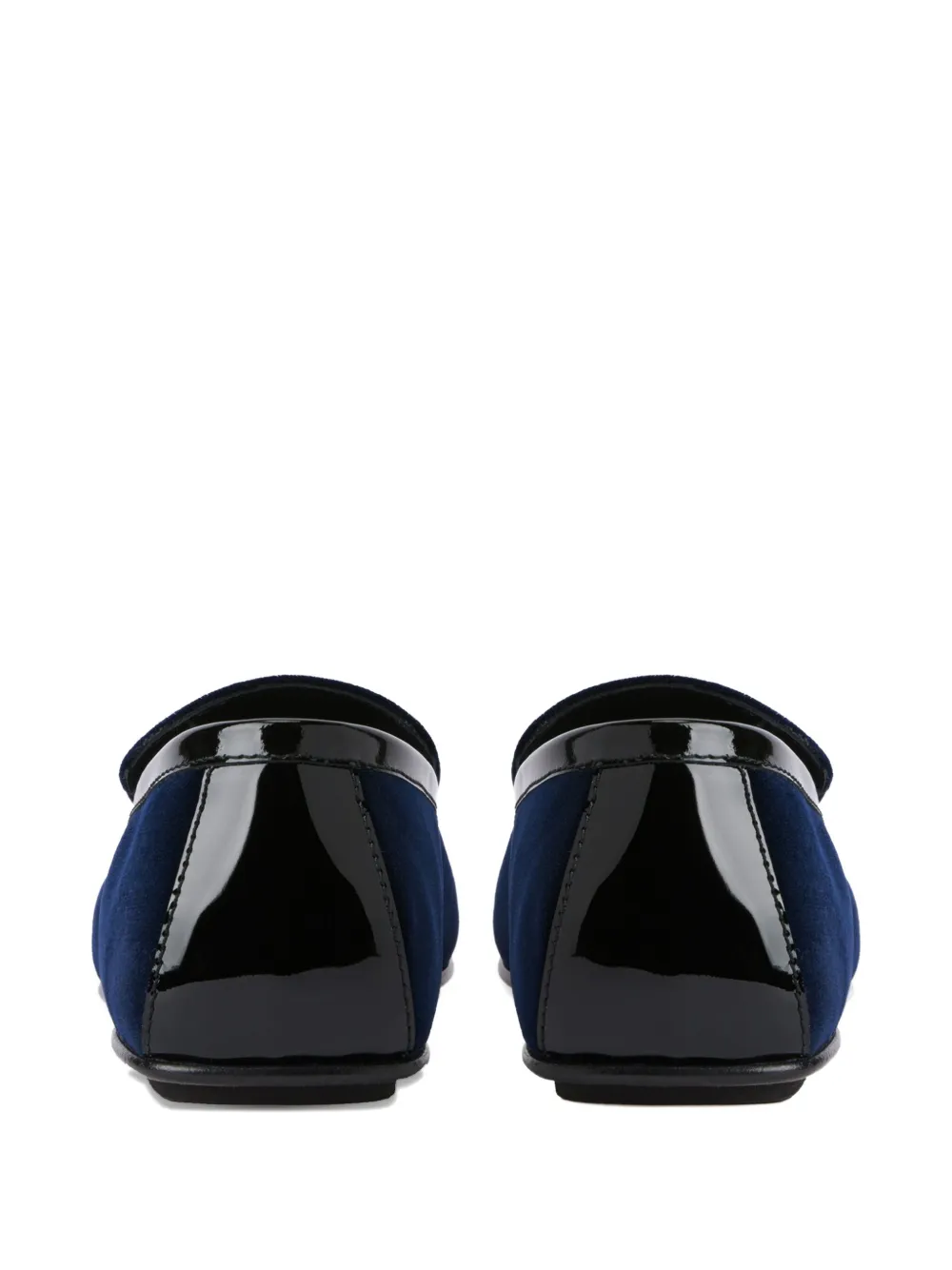 Giuseppe Zanotti GZ DRIVER fluwelen loafers Blauw