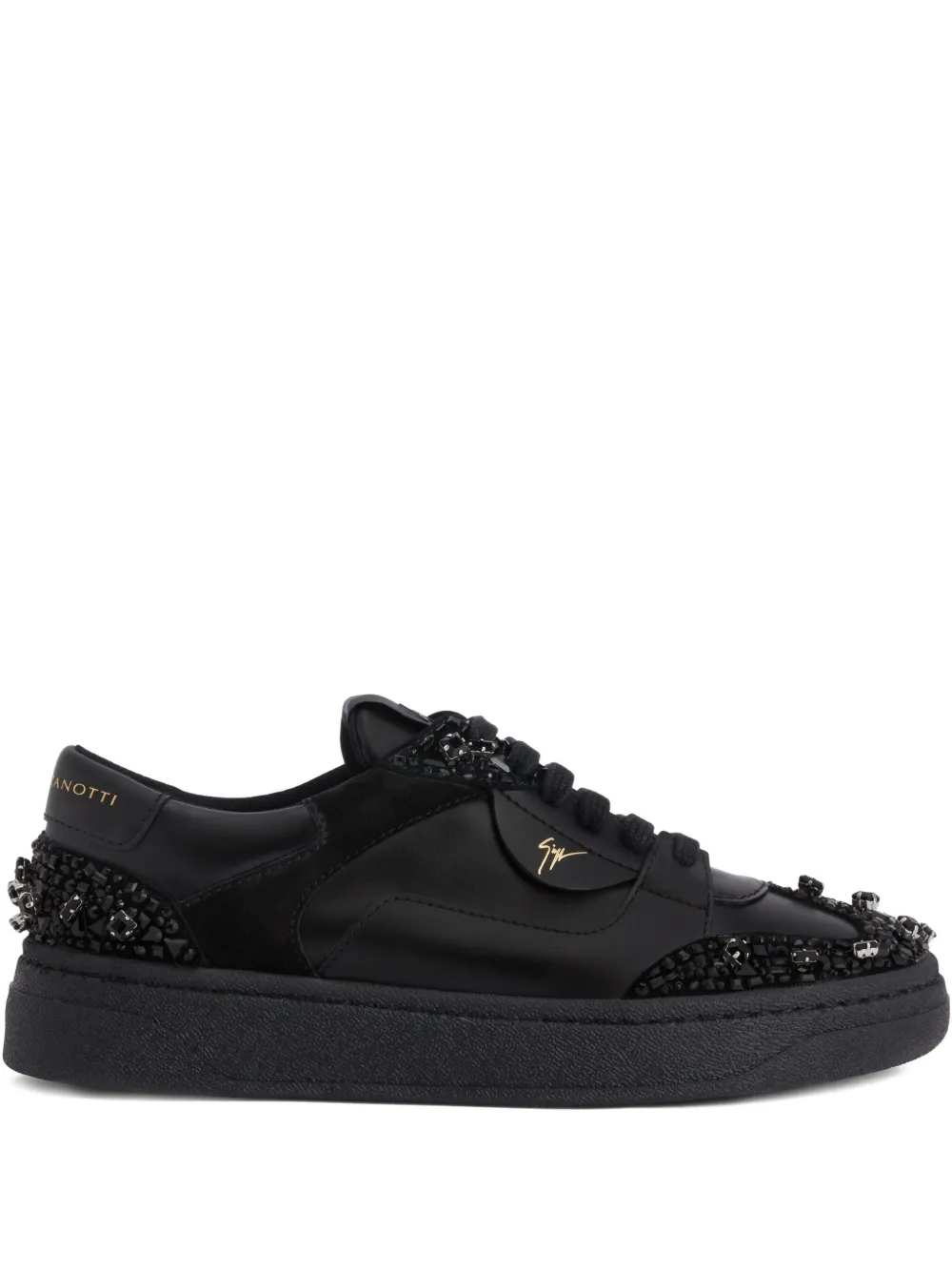 Giuseppe Zanotti Sneakers Gz94 con strass - Nero