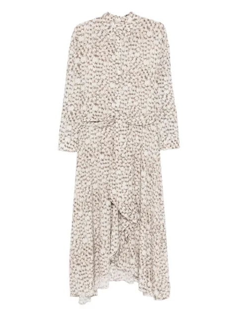 ISABEL MARANT all-over printed silk dress