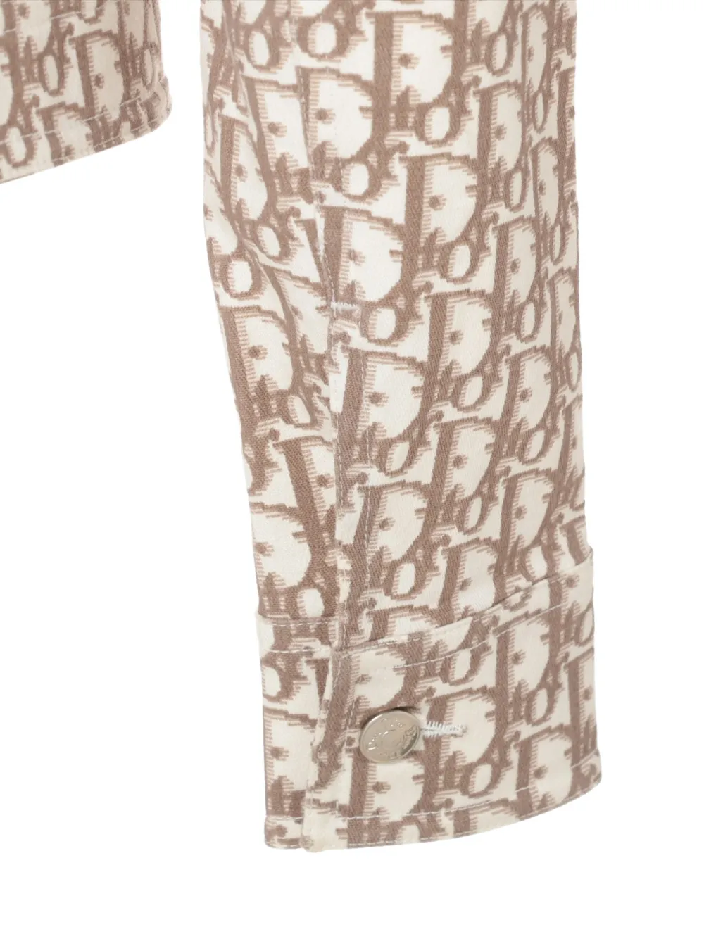 Pre-owned Dior 2005 Oblique-monogram Jacket In White