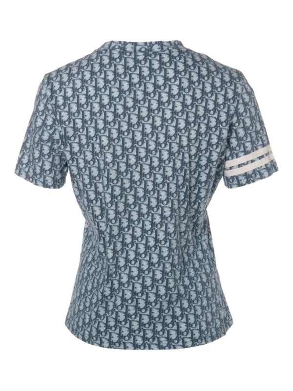 Christian Dior Pre-Owned 2000s トロッターモノグラム Tシャツ