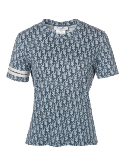 Christian Dior Pre-Owned 2000s Trotter-monogram short-sleeve T-shirt