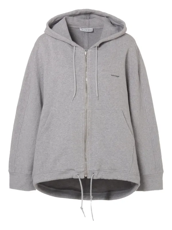 Balenciaga Pre-Owned 2016 ジップアップ パーカー | グレー Balenciaga Pre-Owned 2016 ジップアップ パーカー | グレー