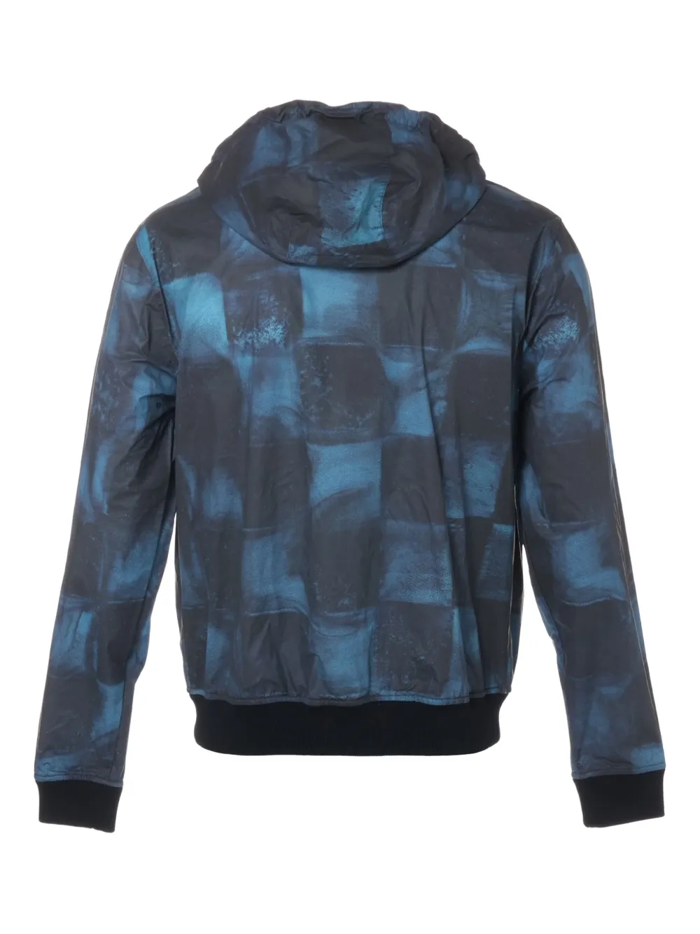 Louis Vuitton Pre-Owned 2021 Damier Salt-print hooded jacket | Women | Image 2