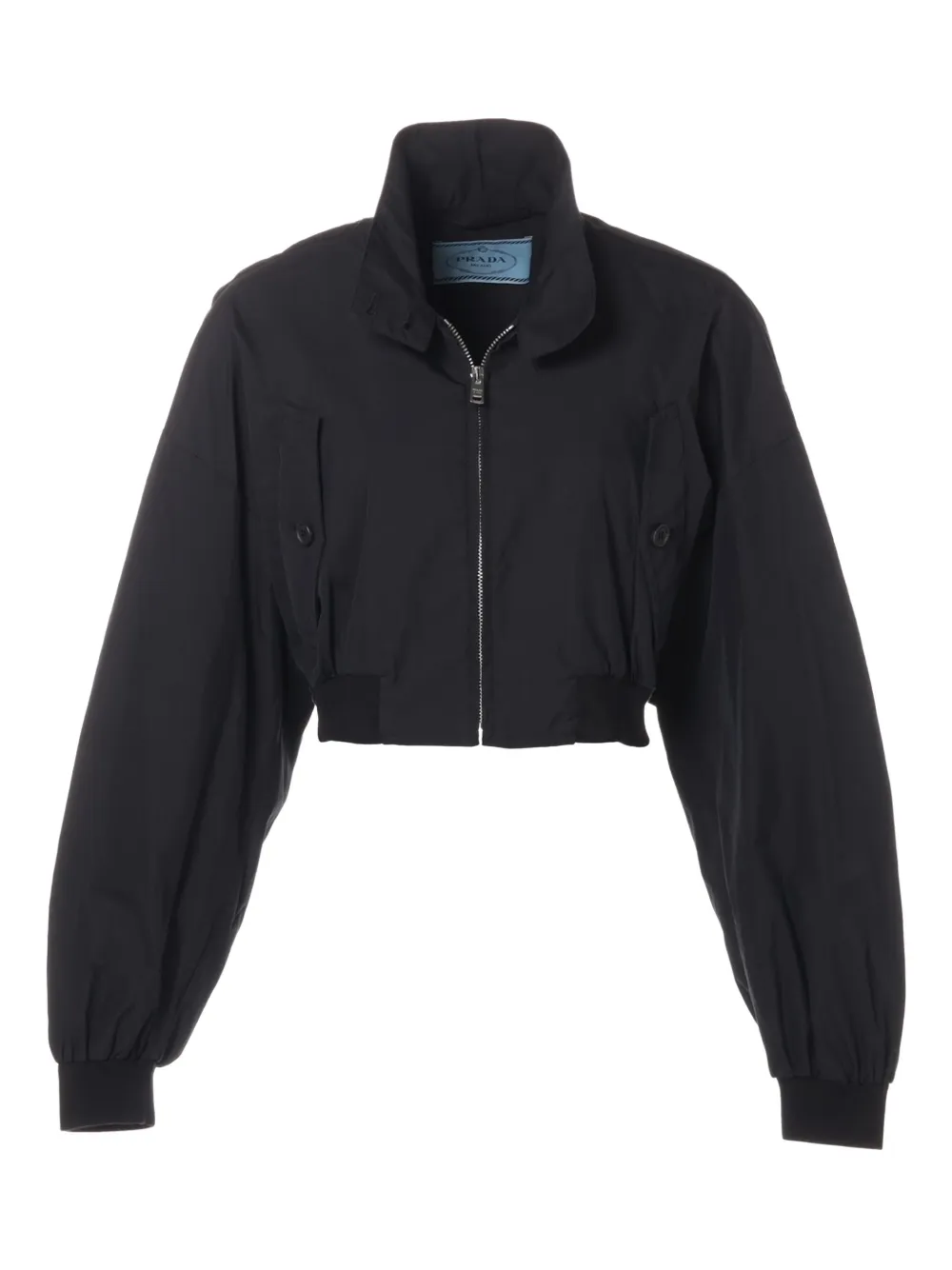 Prada Pre-Owned 2022 triangle-logo jacket | Black | Image 1