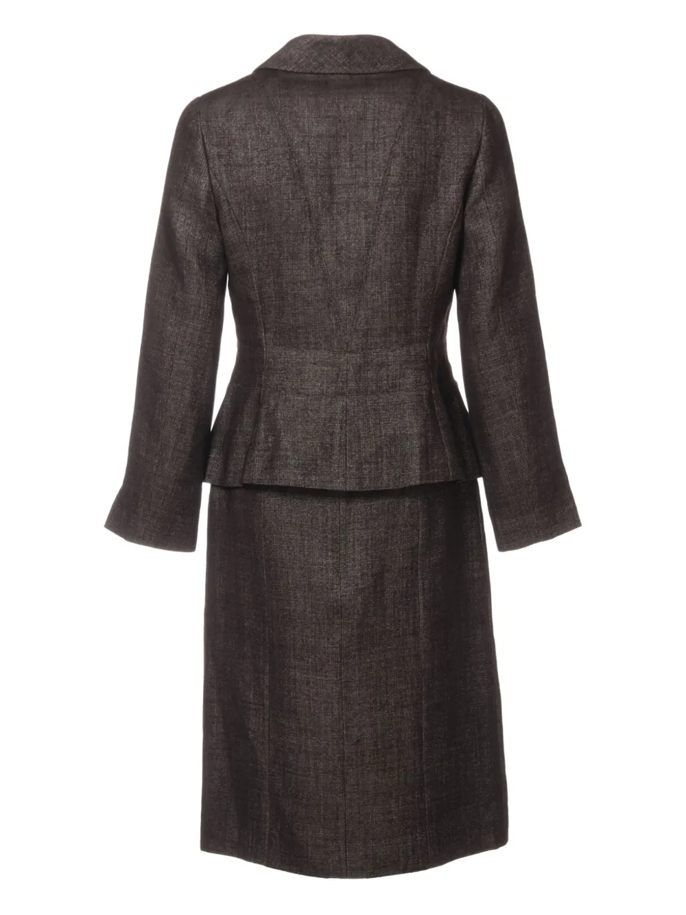 CHANEL Pre-Owned 1999 wollen rok - Bruin
