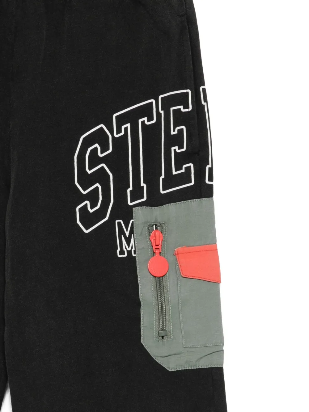 Stella Mccartney Logo-detail Trousers In Black