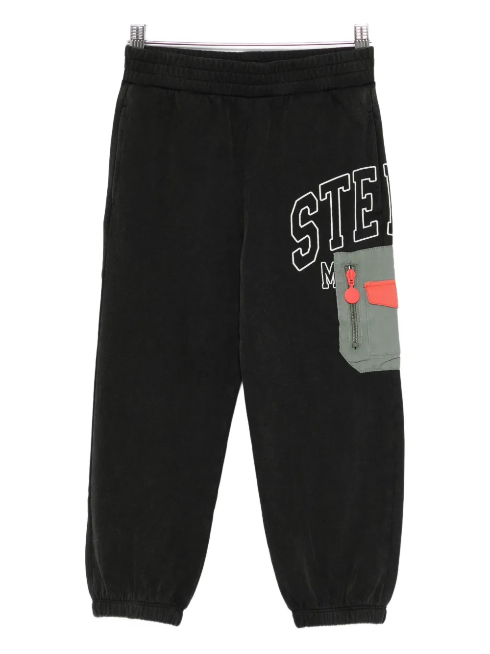 Stella Mccartney Logo-detail Trousers In Black