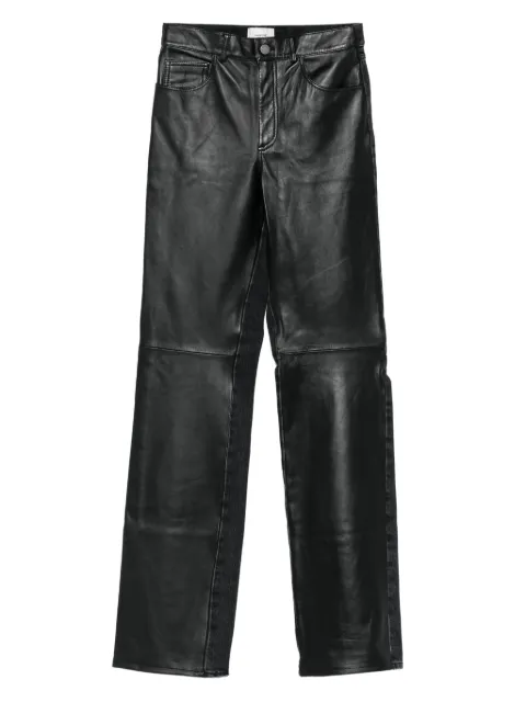 Haikure Hose mit Ledereinsatz