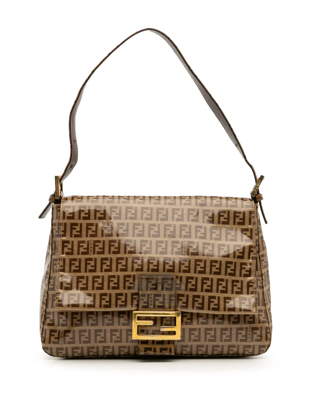 Fendi Pre-Owned 20th Century Zucchino Crystal Mamma Forever shoulder bag | Brown | Image 1