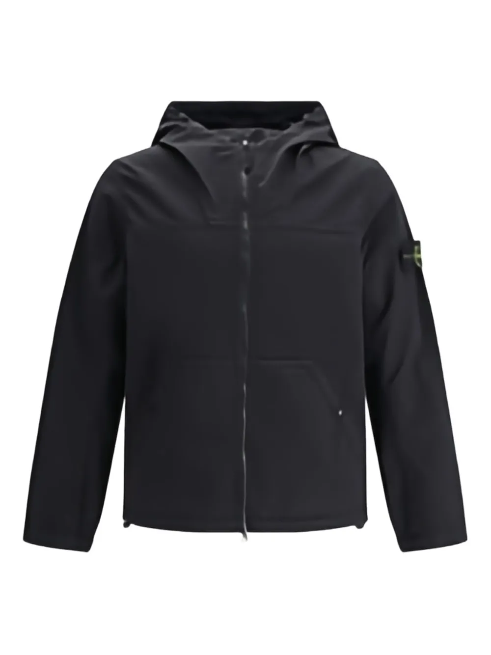 Stone Island Compass-patch hooded jacket | Black | Image 1