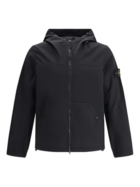 Stone Island chamarra con capucha y motivo Compass