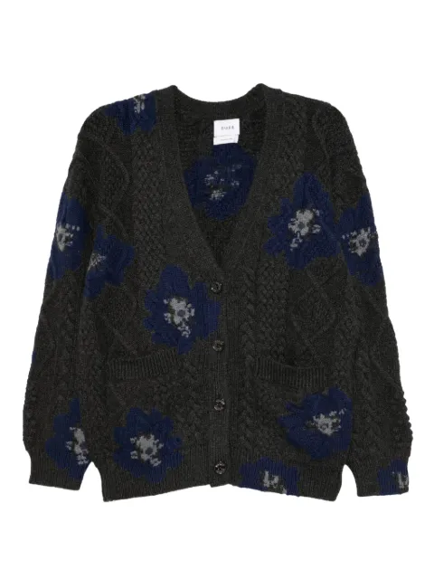 Barrie cockade-flower cardigan
