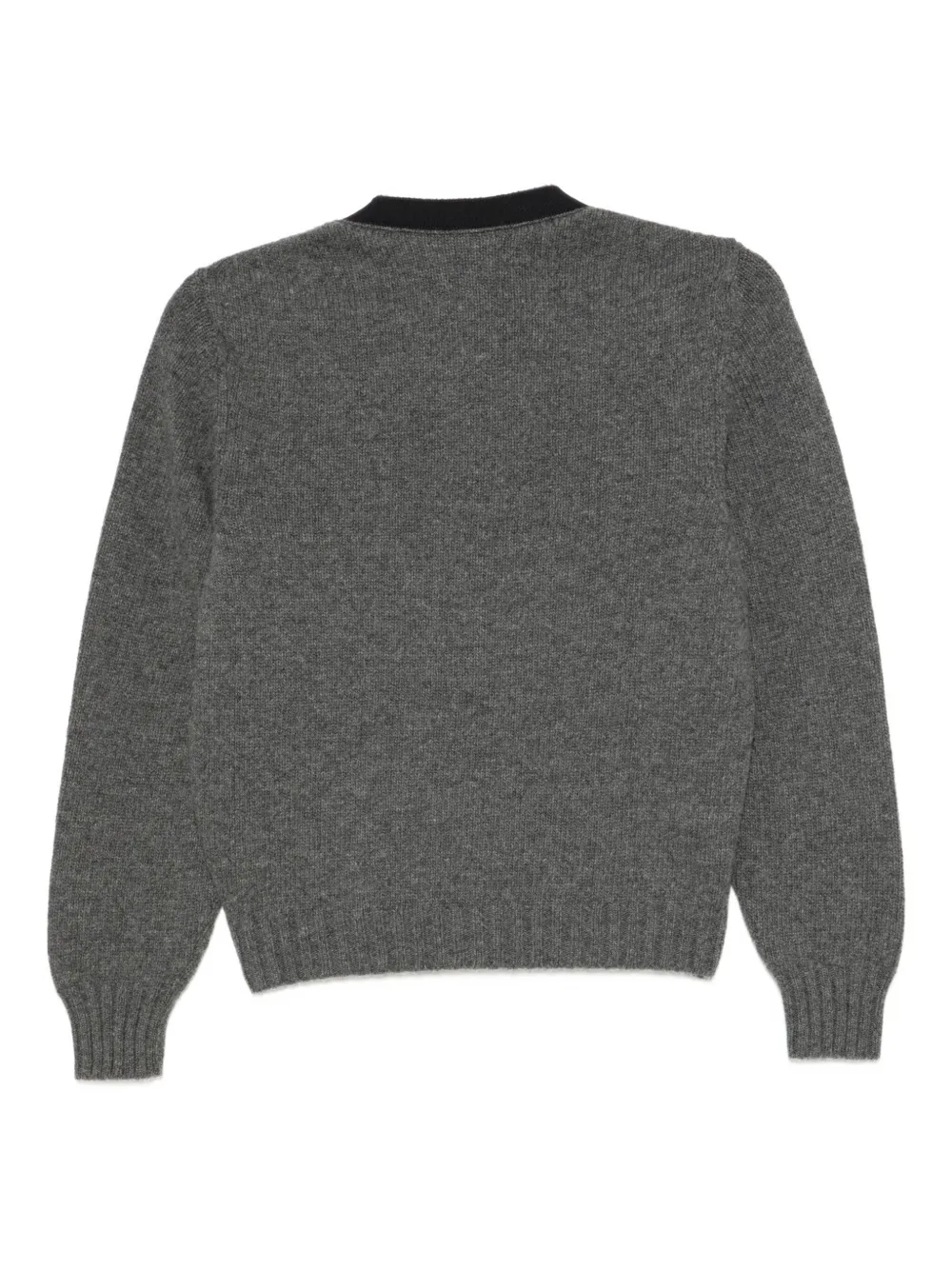 Barrie The Ribbon Cardigan In Gray