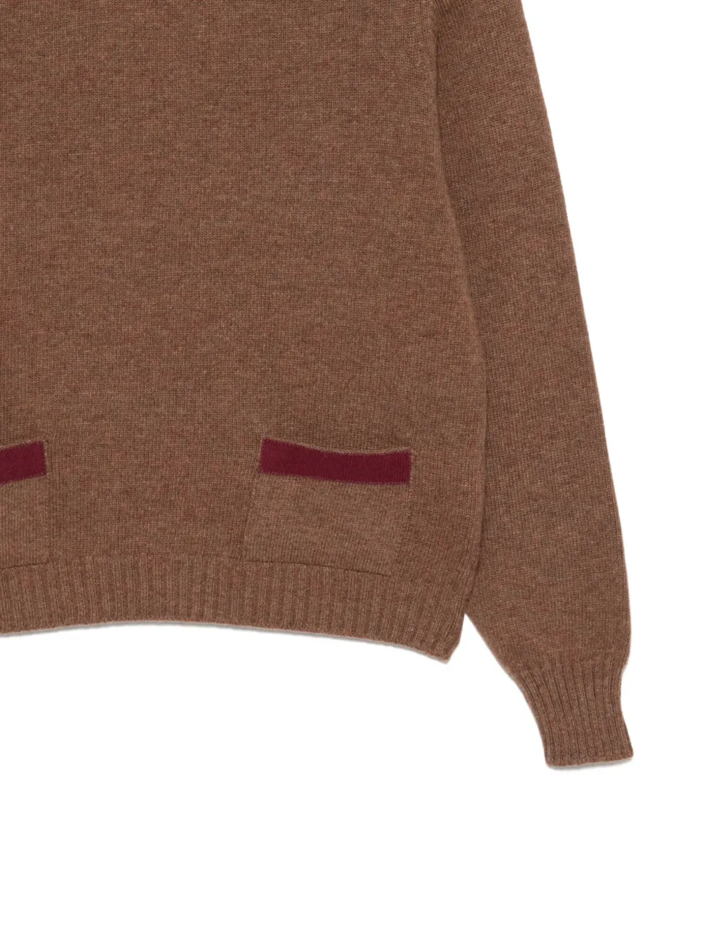 Barrie Ribbon trui Bruin