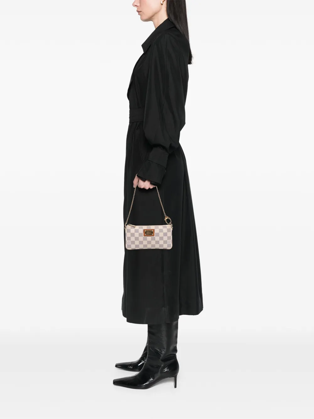 Louis Vuitton Pre-Owned 2010 Damier Azur Pochette Milla MM handbag | Pre-Owned | Image 2