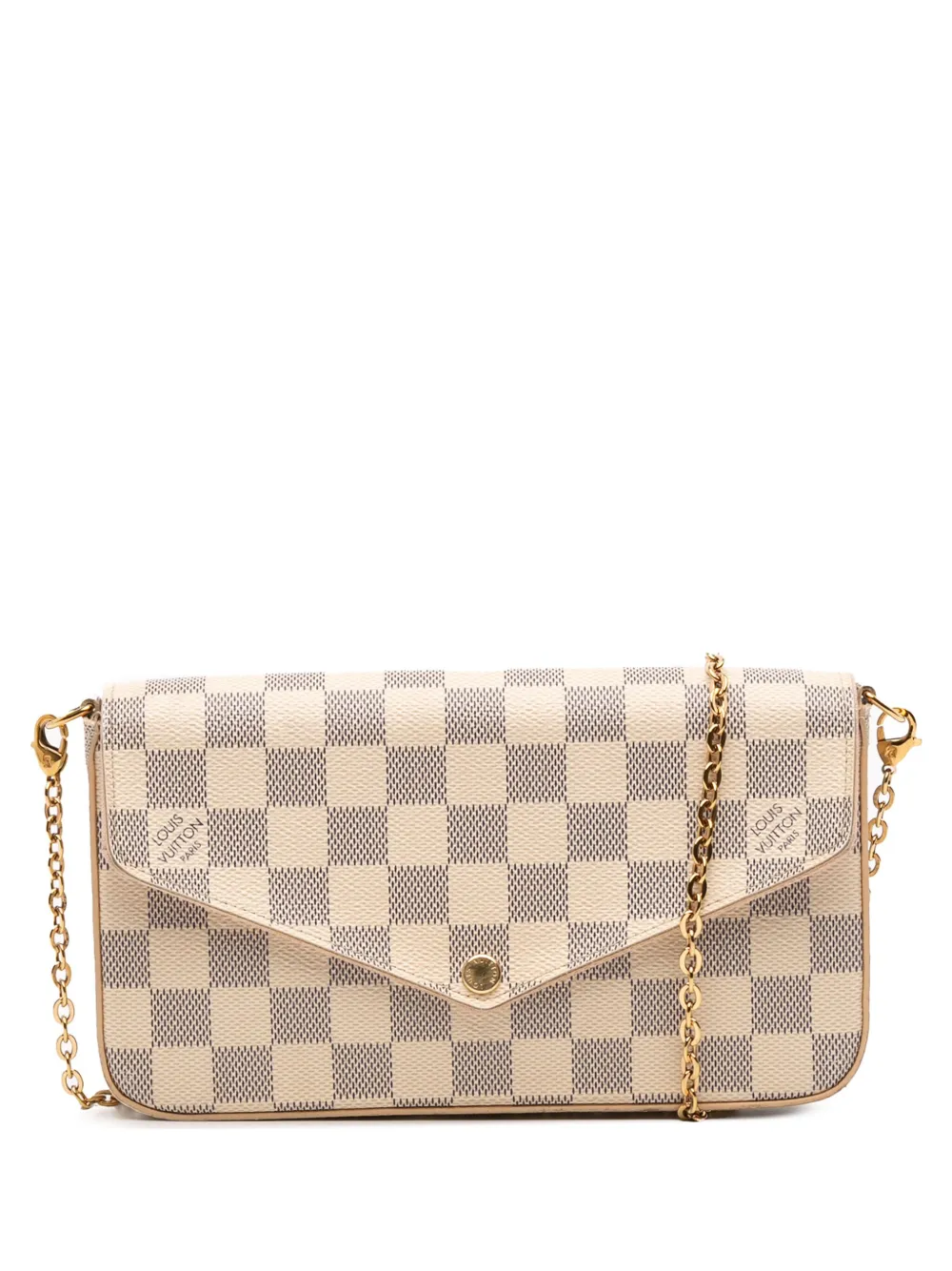 Louis Vuitton Pre-Owned 2018 Damier Azur Pochette Felicie crossbody bag | White | Image 1