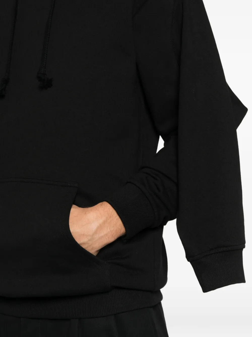 Comme Des Garçons Shirt four-sleeve hoodie Zwart