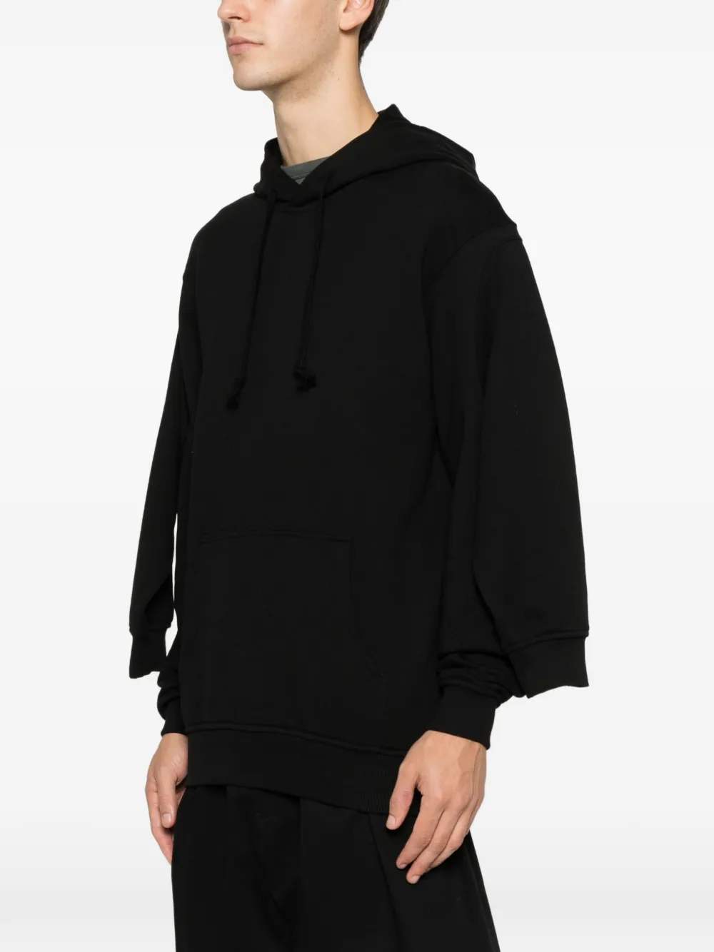 Comme Des Garçons Shirt four-sleeve hoodie Zwart