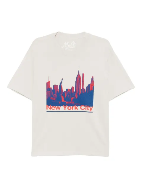 Melt graphic-print T-shirt