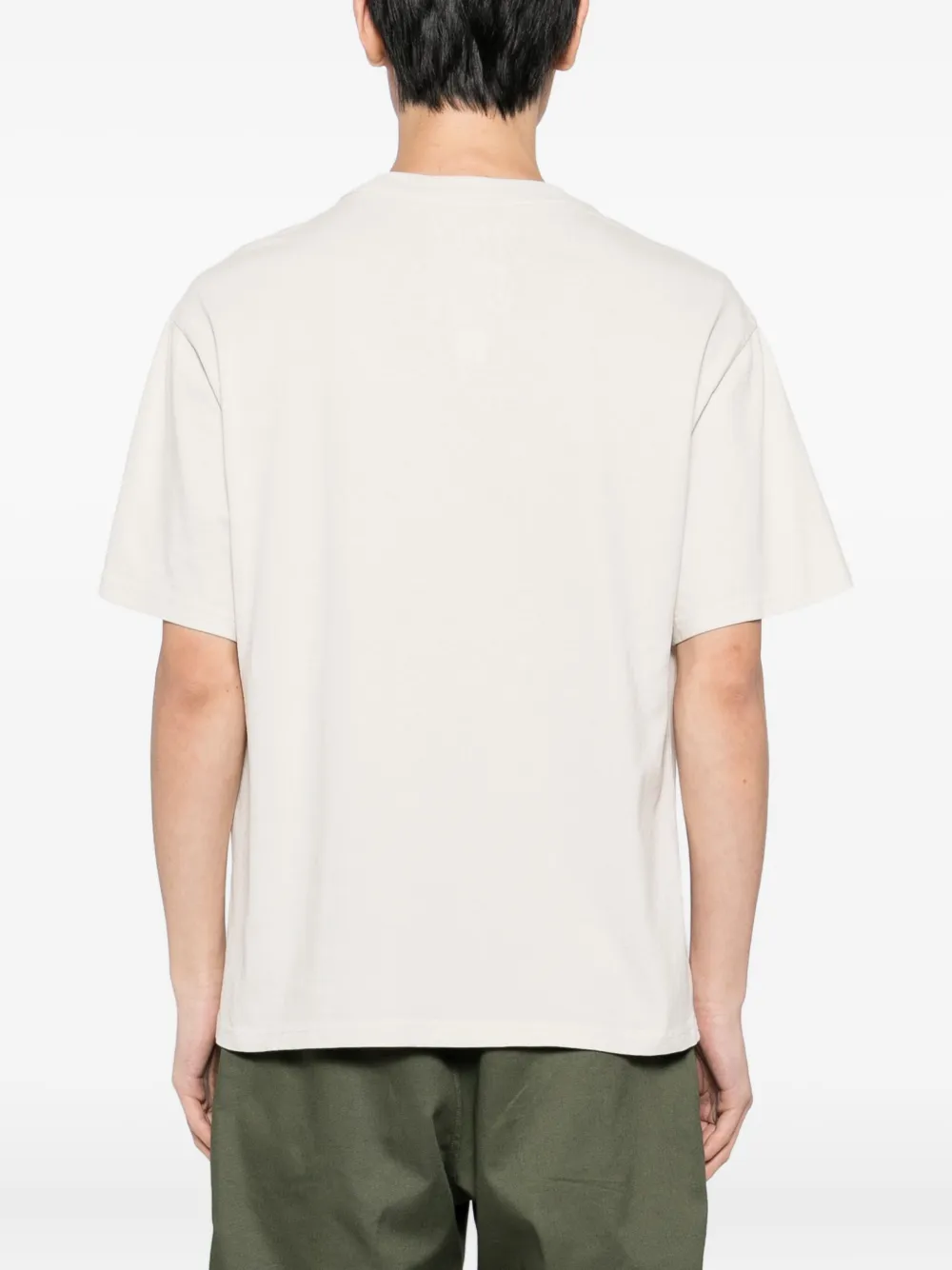 Melt T-shirt met grafische print Beige